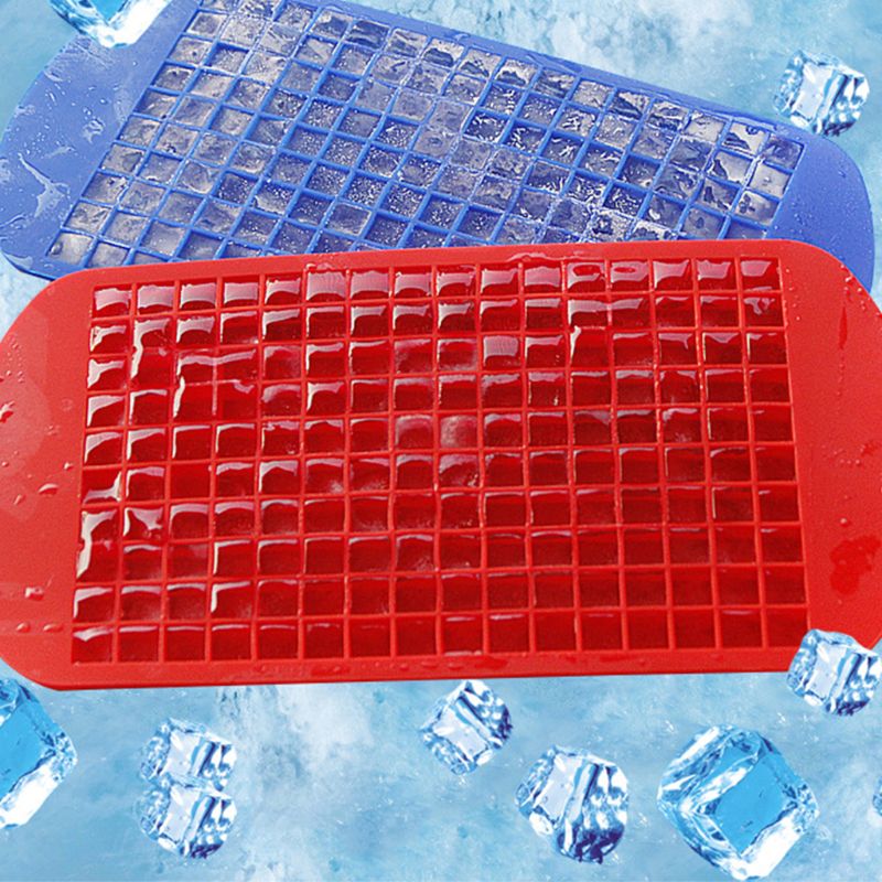 DIY Portable Ice Tray Fruit Ice storage Cubes Maker Small Ice Cube Mold Square Shape Kitchen Accessories