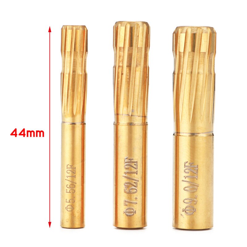 12 spår flöjter brännare 5.56-9cm tryck rifling knapp kammar fräs fräser precision dubbla lager blad verktygsmaskin