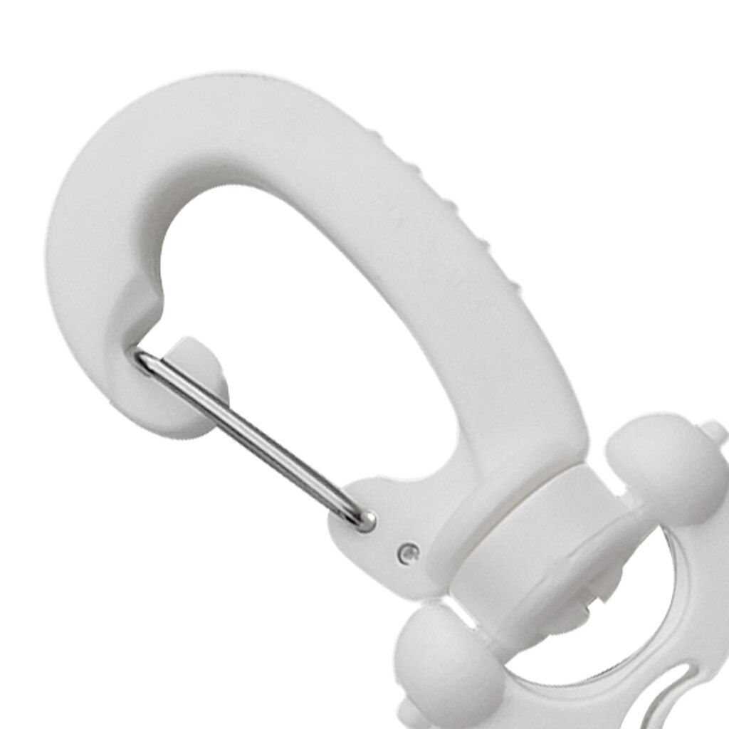 Onderwater Duiken Dubbele Bcd Slang Retainer Houder Met Vouwen Clip-Houdt Tot 2 Slangen-Wit