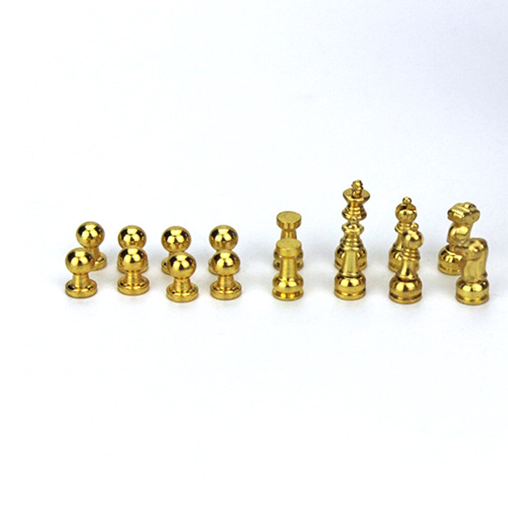B143- b miniatyr sjakk sett og bord sjakkbrett dukker hus tilbehør dukkehus miniatyr sjakk sett