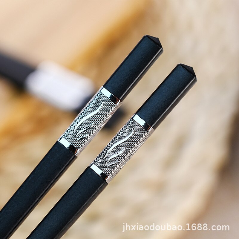 10 pièces chinois Sushi baguettes Palillos Chinos Baguette Chinoise Comida Japonesa coréen Sushi bâtons ensemble famille vaisselle: 10 pieces H
