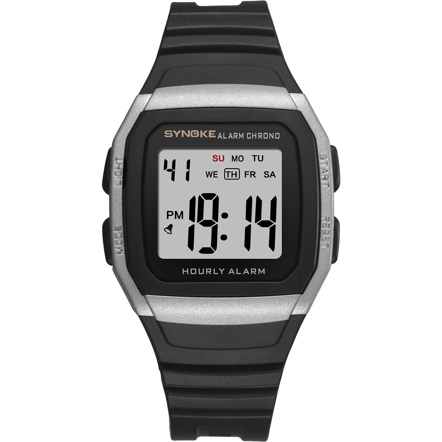 Synoke sportsure reloj digital hombre life vandtæt ur mand led digital plast casual ur til relog hombre: Flis