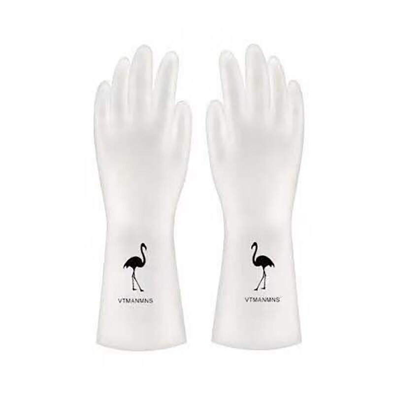 3 Pair kitchen dish washing gloves household dishwashing gloves rubber gloves for washing clothes cleaning gloves for dishes: COLOUR -2 / L 3 Pair