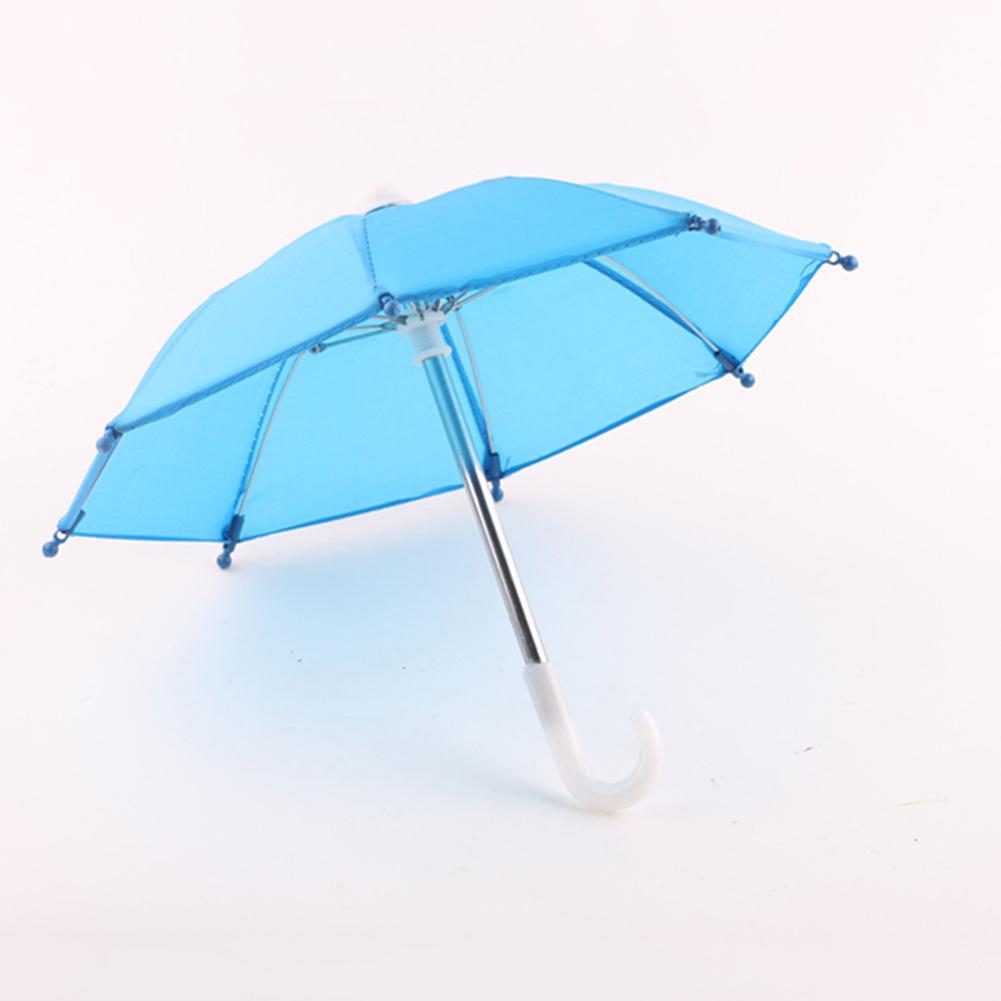Mini Toy Umbrellas Doll's Toys Girls Doll Accessory Rain Umbrella Play Toy Photography Prop Cute Dollhouse Miniature Umbrella