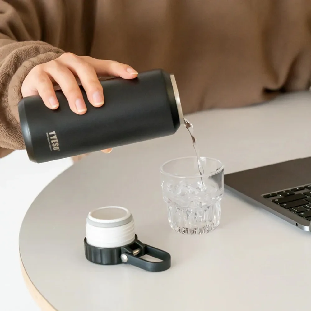 Tyeso 500ml 710ml bärbara isolerade vattenflaskor med stor kapacitet, sportvattenflaskor som håller kyla och värme, termosmugg