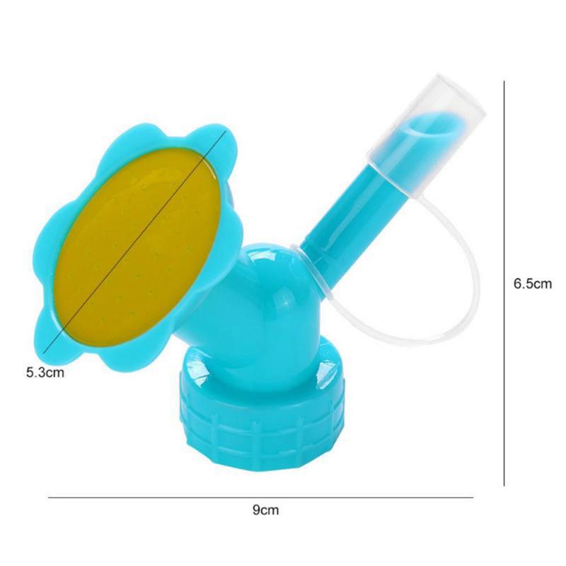 2 en 1 botella de plástico para riego de macetas, botellas de agua, boquillas de aspersores pequeñas para plantas de interior