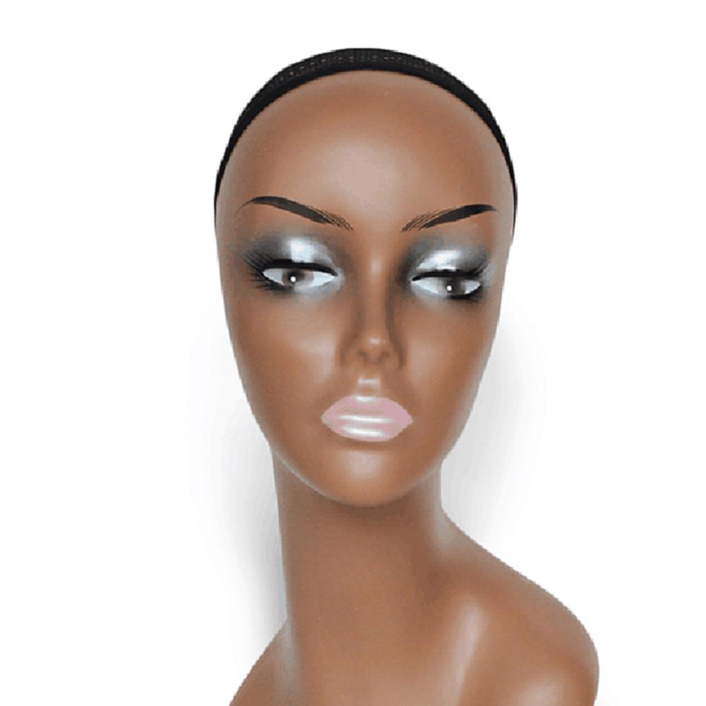 Plus Size 45cm Female Head Model Manikin Mannequin Wig Scarf Glasses Hat Cap Display Stand Women Mannequins head Foam Plastic