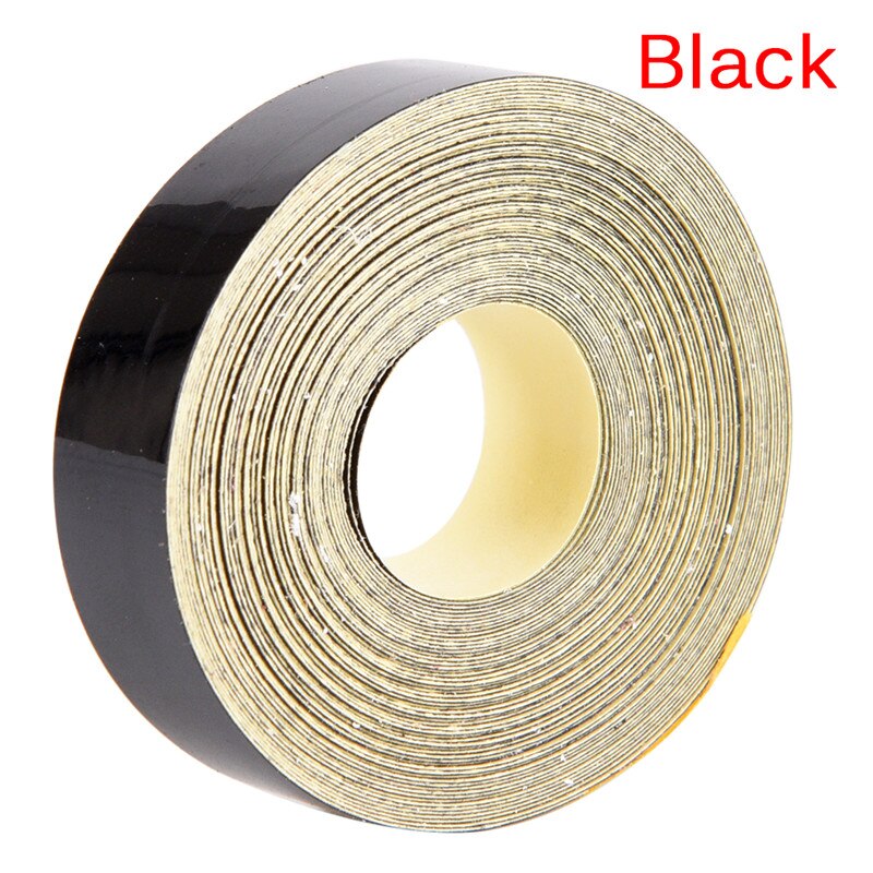 Auto Car Tape Light Reflective Sticker 5M Light Sensitive Straight Strip Reflector Visual Warning Figments Safe Bike Motorcycle: Black