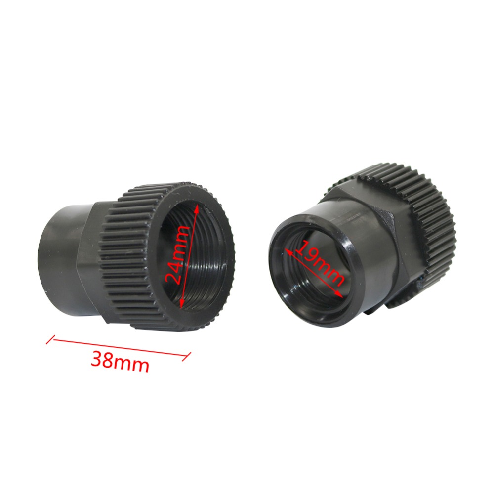 2 stk. 1/2 " 3/4 " hunngjengeadapter hagesprinkler vannkobling reduksjonskoblinger konverteringskoblinger vanningssystembeslag: Rød