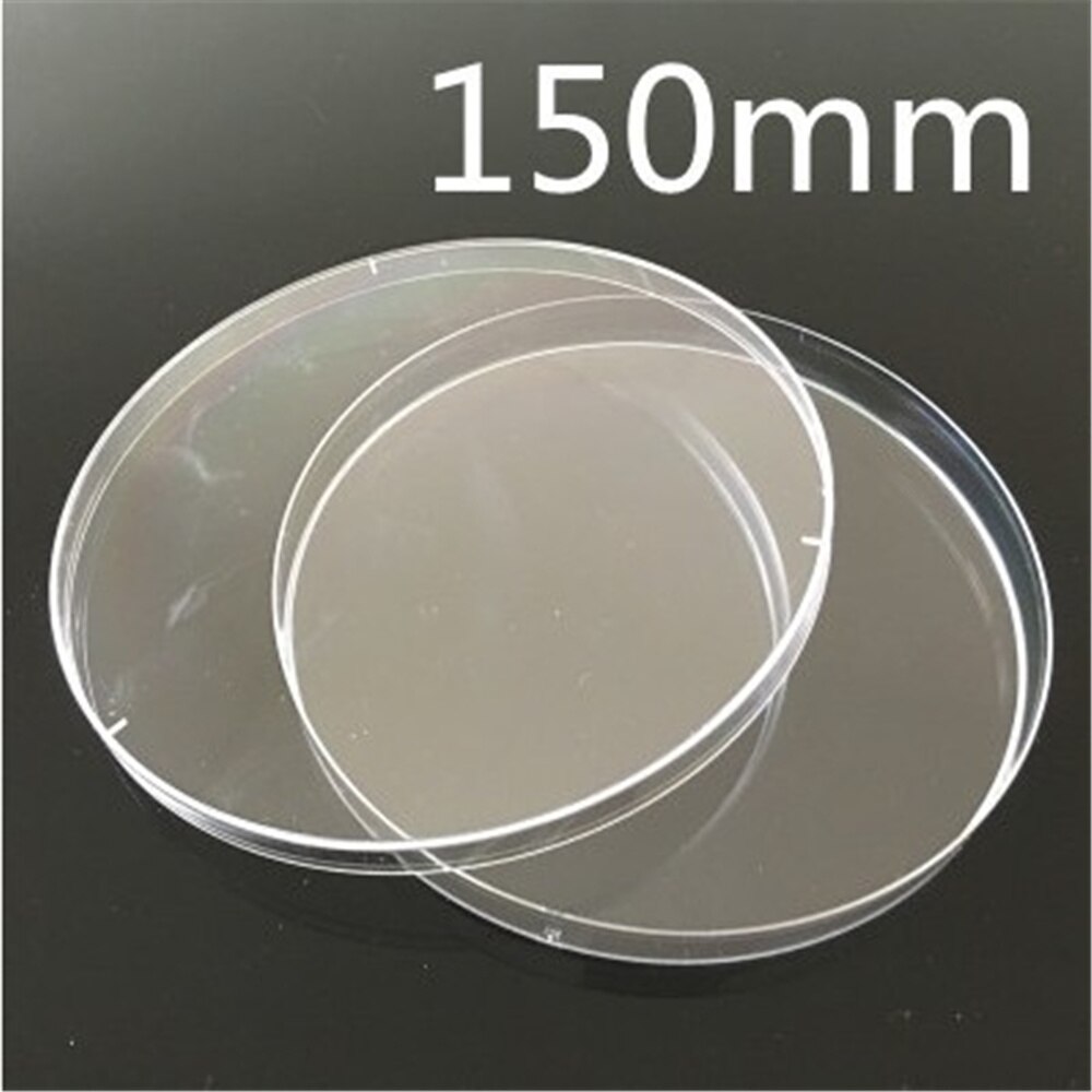10 stk / lot plast petriskål til laboratorieplade bakteriel gærdiameter 150mm højde 15mm