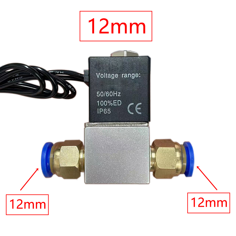 Normaal Gesloten 1/4 "Magneetventiel DC 12V 24V Pneumatische Positie Spoel Legering Intern Elektrisch AC 110V 220V voor Lucht Water Olie: green / 1-1/4"