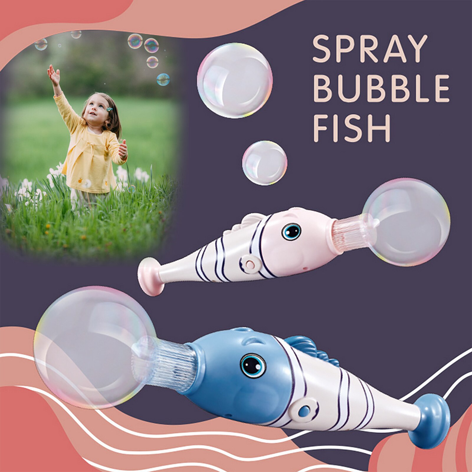 Elastische Rook Bubble Machine Speelgoed Meisje Elektrische Bubble Blazen Ruimte Vis 70Ml Outdoor Speelgoed Educatief Speelgoed Voor Kinderen
