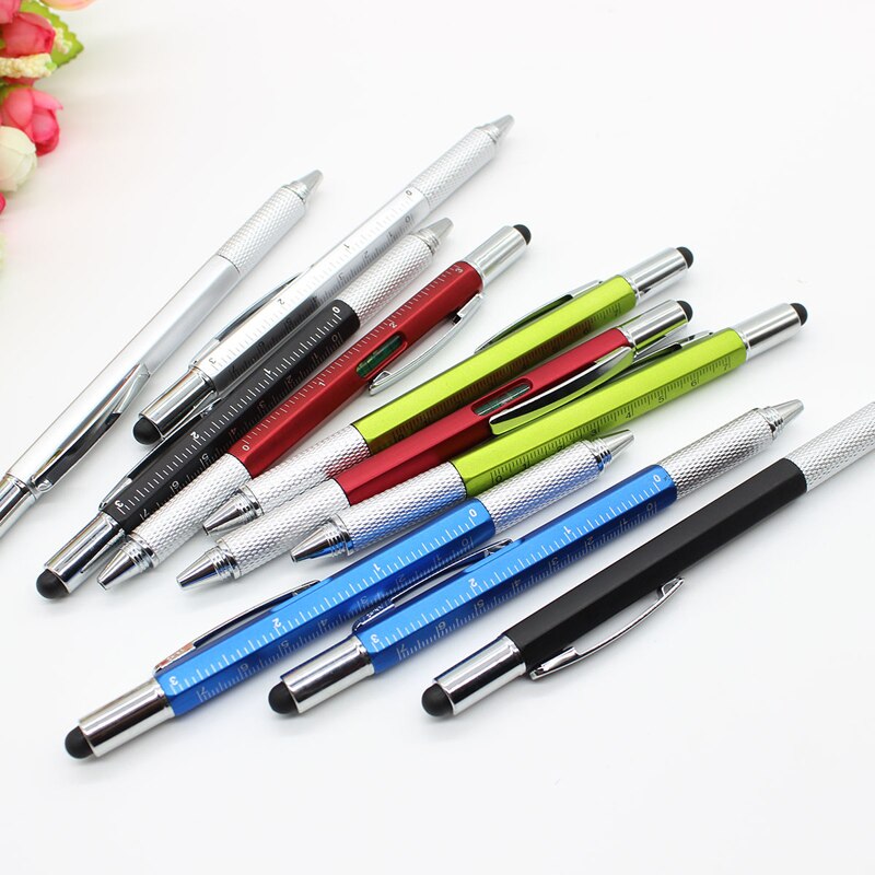 1,0mm multifuncional Spirit Level con destornillador bolígrafo de negocios o bolígrafo conmemorativo de la escuela