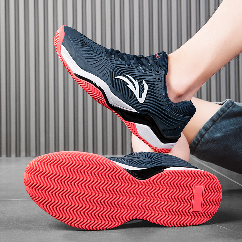 Nouvelles chaussures de badminton pour hommes et femmes chaussures de tennis chaussures d'entraînement en caoutchouc semelle souple chaussures de sport respirantes respirantes