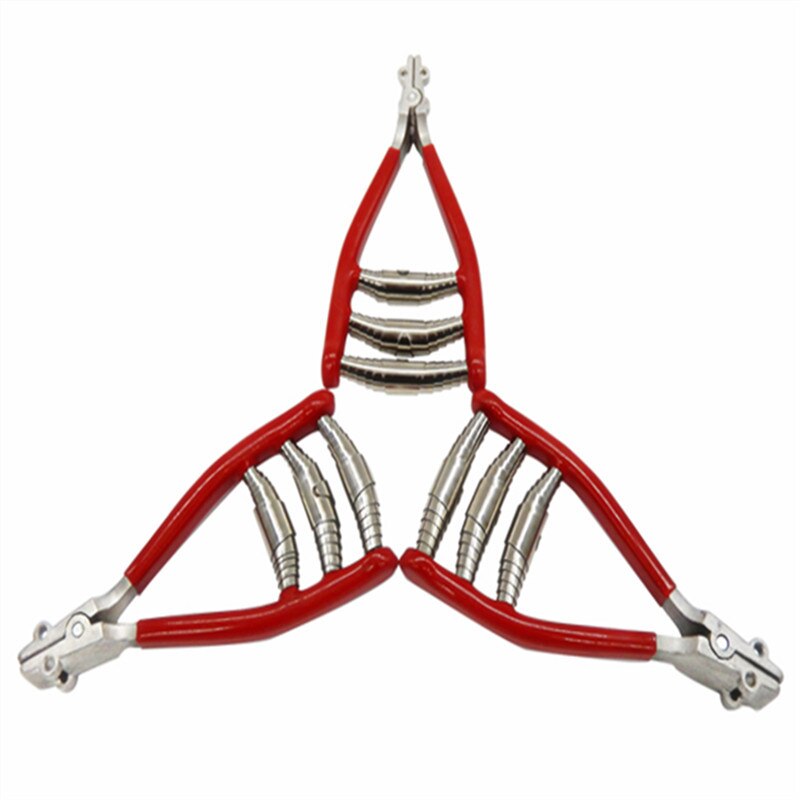 1pc ZARSIA Starting Clamps Tennis Racket Stringing Machine Red Badminton Stringer Grip Tools Stringing Parts Three Spring