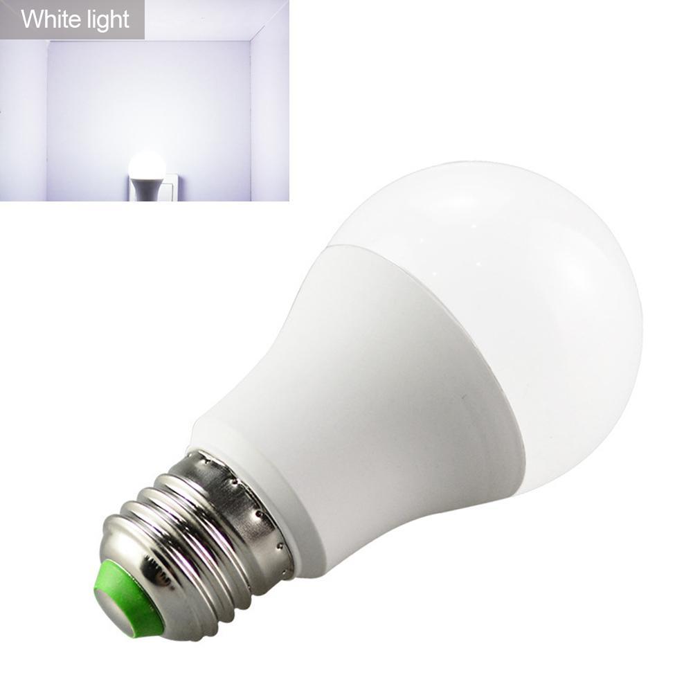 E27 led pære pære 7w pir sensor bevægelseslys automatisk tænd/sluk til hjemmebelysning: -en
