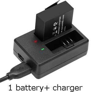 Original SJCAM SJ8 Battery 1200mAh Rechargeable Li-ion Battery for SJ8 Pro/SJ8 Plus/SJ8 Air Actioin Camera: 1 battery 1 charger