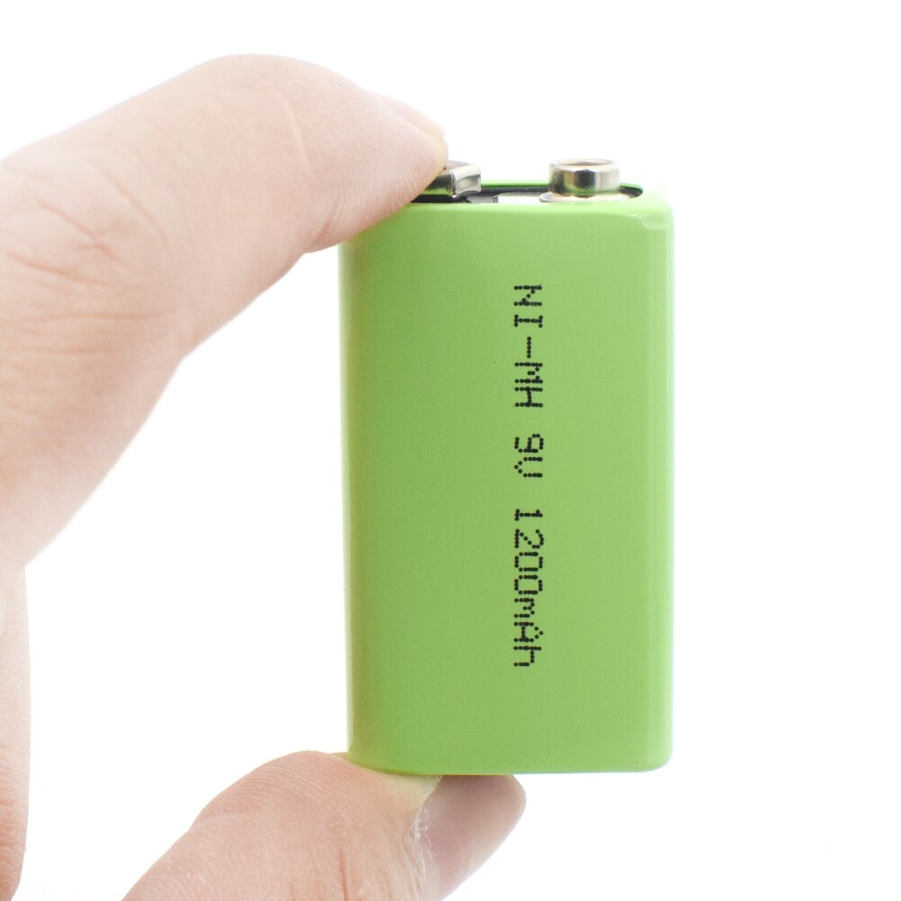 1/2/4 Pieces 9 V 1200 MAh Rechargeable Ni-MH Battery For Interphone Smoke Alarm Car Toys 9V Nimh Batteries Replace