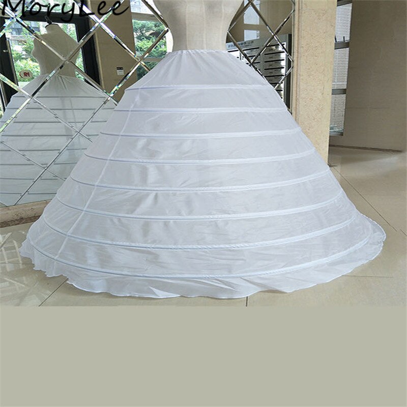 Bridal Dresses Petticoats 6 Hoops Ball Gowns Underskirts Bridal Dresses Plus Size Crinoline Petticoats