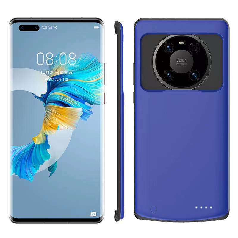 6800Mah Uitgebreid Telefoon Batterij Power Case Voor Huawei Mate 40 Pro Draagbare Power Bank Case Backup Battery Charger Cover