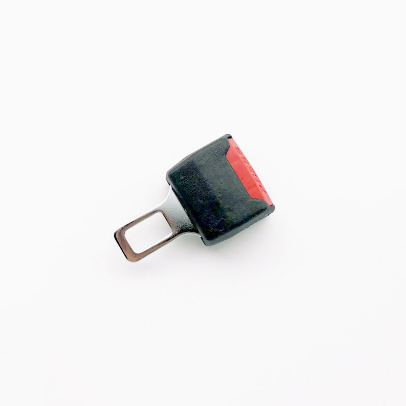 2 Color 1 Pc Car Seat Belt Clip Extender Safety Seatbelt Lock Buckle Plug Thick Insert Socket Black / Grey