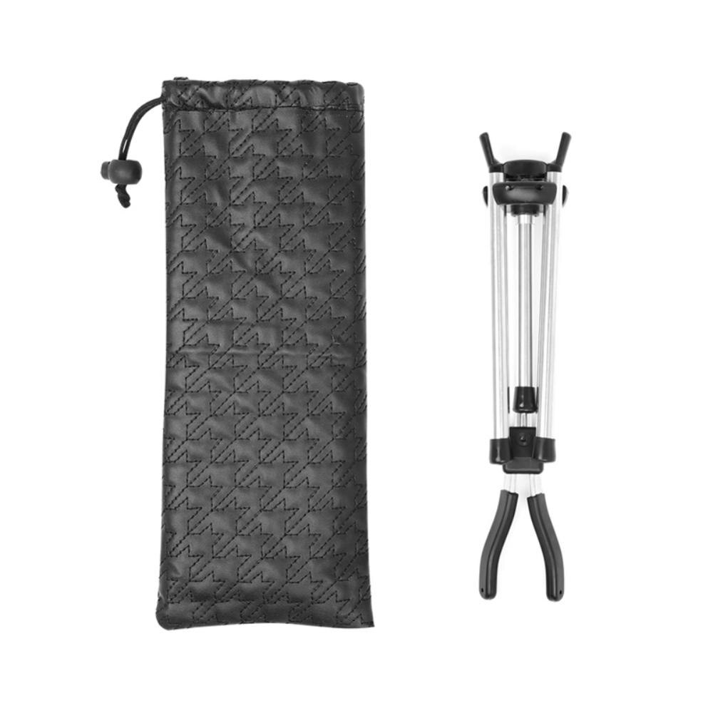 Foldable Alto/Soprano/Tenor Saxophone Stand Portable Sax Metal Triangle Base Floor Stand Holder With Carrying Bag: L