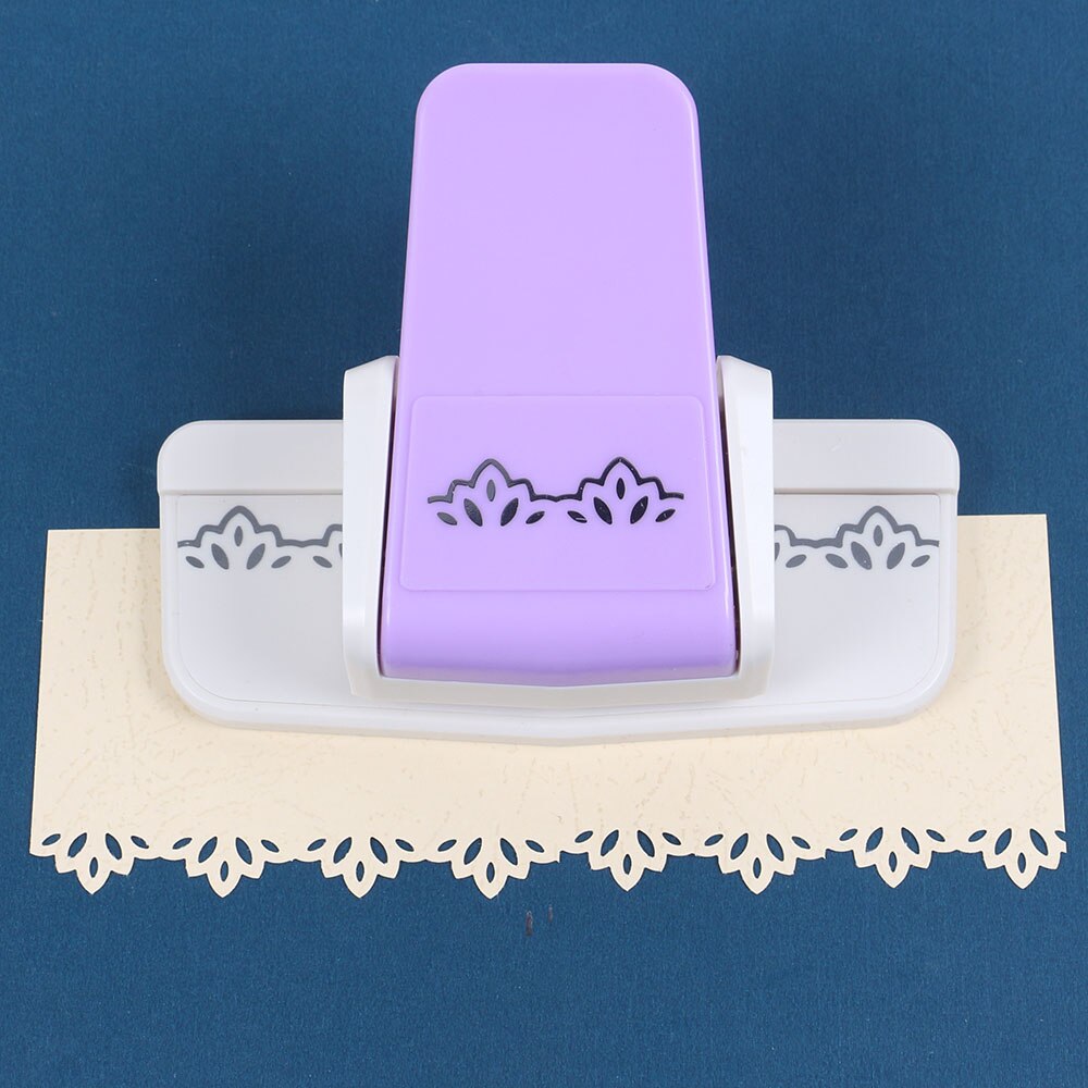 Bloemen Lace Edge Brailledrukkers Perforator Embossing Apparaat Tool Voor Papier Scrapbooking Card Kind Kids Diy Ambachten: 2