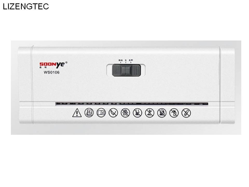 Trasporto libero LIZENGTEC A4 Multi-funzionale desktop di Energia Elettrica Palmare super suono-spento di Carta Trituratore