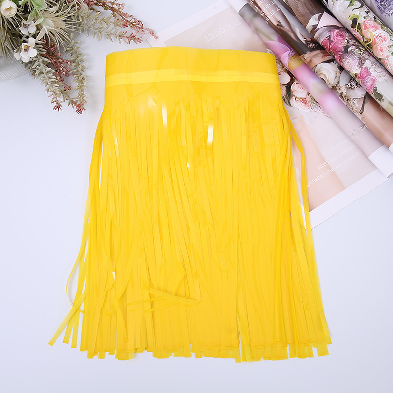 Guirnalda de flecos de aluminio, banderines de 30x300CM para colgar en la pared, cortina, telón de fondo, decoración para boda, de cumpleaños: M / Oro