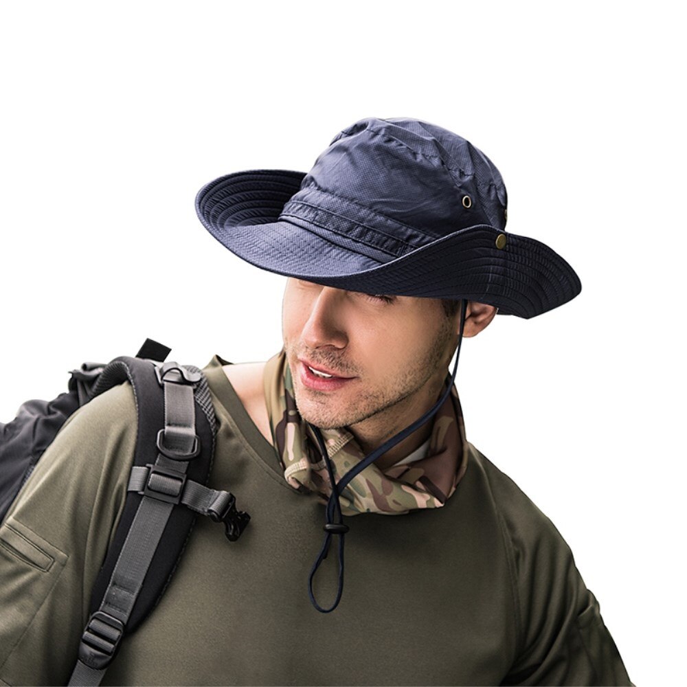 Solhat til mænd kvinder, sommer udendørs solbeskyttelse bred skygge spand hat til safari fiskeri vandring strand golf: B