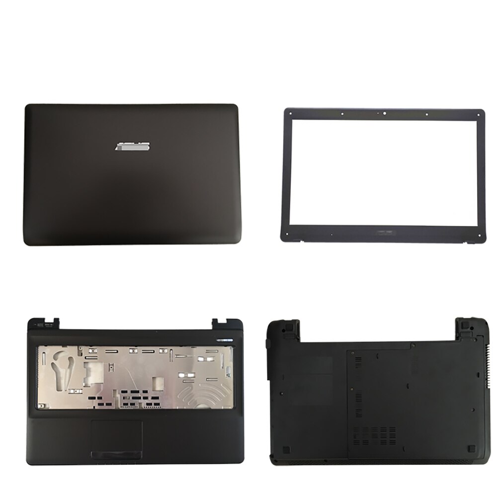 Funda de portátil para Asus K52 K52D K52F K52J K52N K52JB K52JK, funda con reposamanos, carcasa inferior, cubierta de disco duro, marco de pantalla