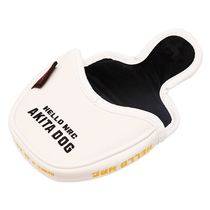 Akit Dog Golf Driver Head Cover Cartoon Animal #1 #3 #5 #7 Woods PU Leather HeadCover Mallet Putter Dustproof Covers