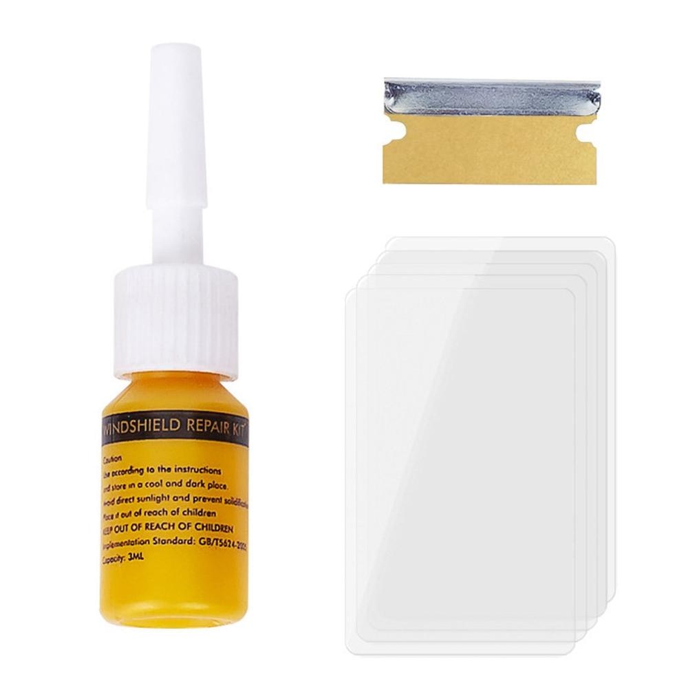 Windshield Repair Kit Pc Motorcycle Window Screen Polishing Diy Car Window Glass Scratch Crack Restore Repair Tool
