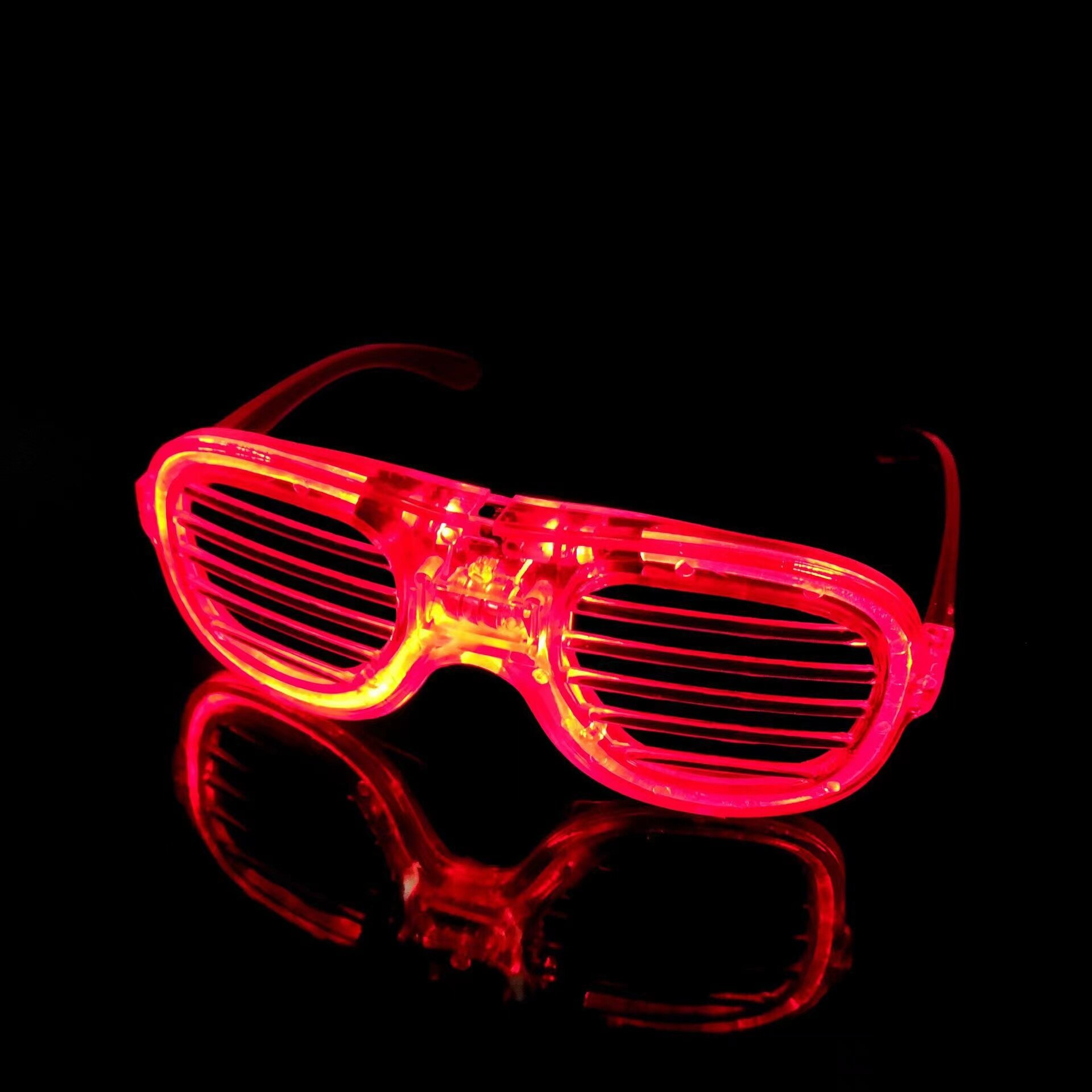 10Pack LED Glasses Party Glass Party Supplies Rave Neon Glasses Sunglasses Party Favors for Kids Adults Birthday Carnival Party: red