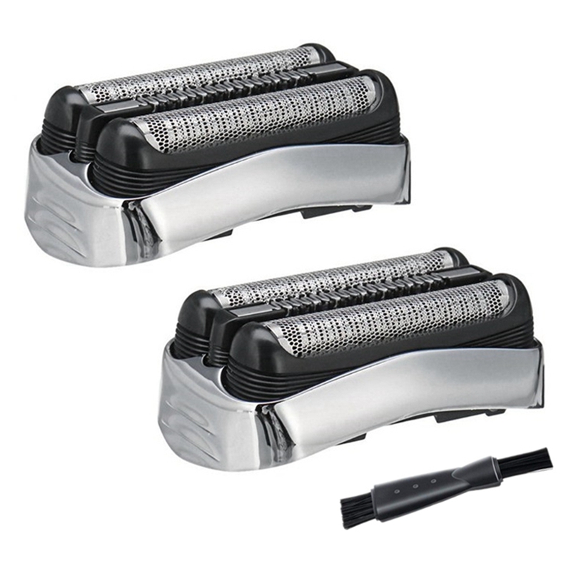 Cabezal de repuesto para afeitadora Braun Series 3, 21S, 32S, 320S-4, 330S-4, 340S-4, 350CC-4, 2 piezas: Default Title