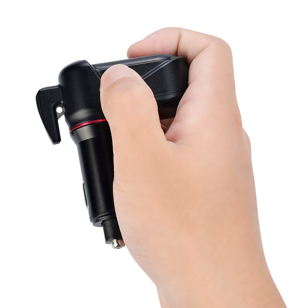 Herramienta de Escape 3 en 1 para coche, cuchilo de cinturón de seguridad, interruptor de ventana con resorte, Cargador USB, herramienta de emergencia para coche de Escape que ahorra vida