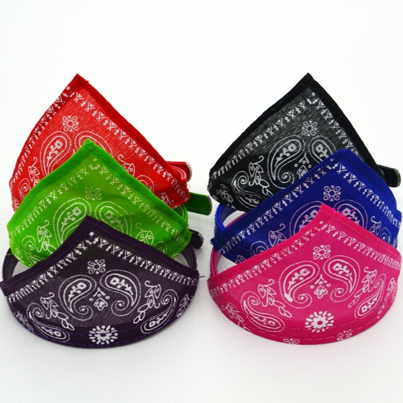 1 Uds. Collar suave para mascotas, collares ajustables para mascotas, pañuelo de gato, Collar para mascotas, trigon, accesorios para mascotas, perro pequeño ajustable