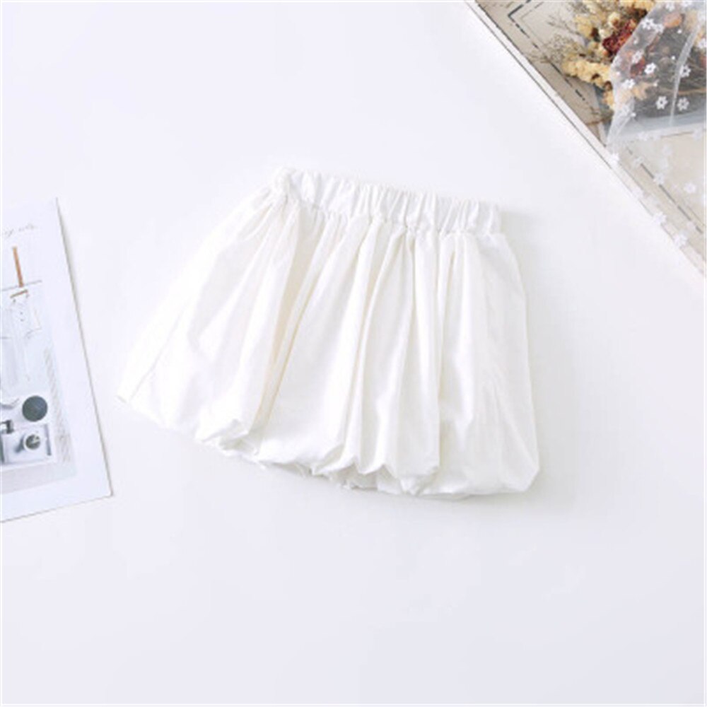 Korean Baby Skirt Children's Lovely Style Short Skirt Baby Girl Clothes AA4346: White / 3T