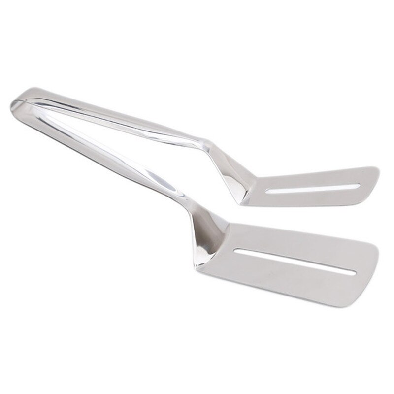 Stainless Steel Food Tong Shovel Spatula Multipurpose Bread Meat Vegetable Clamp BBQ Clip Home Camping Cooking Tools IC896486