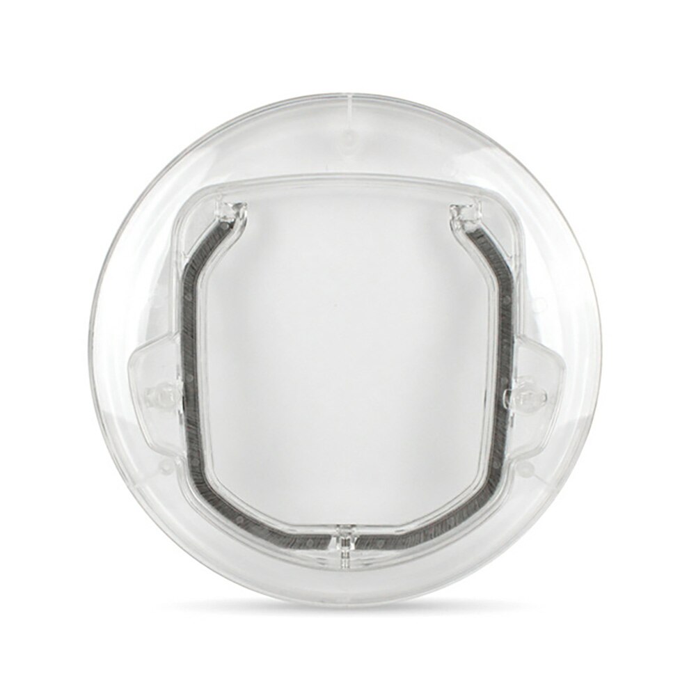 pet flap round glass door cat puppy door hole small pet door can control the direction of entry and exit pet door: Army Green