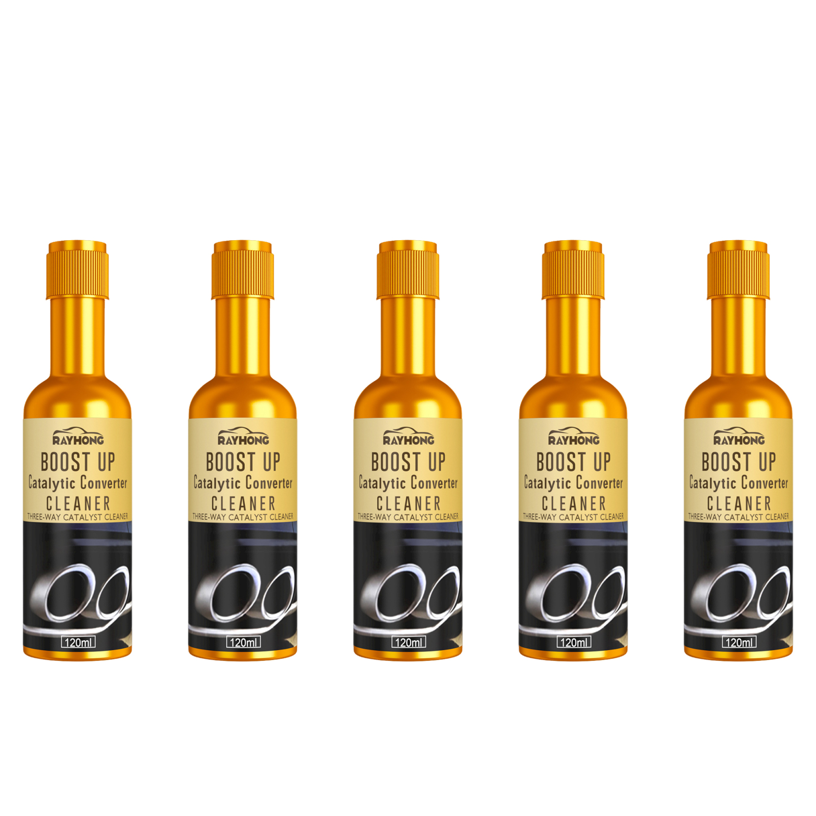 5 stks 120 ml Auto Katalysator Reinigers Naar Auto Motor CSV Schone Versnellers Katalysatoren Schoner: Black