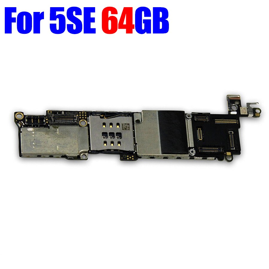 Originele Ontgrendeld Voor Iphone 4 4S 5 5C 5S 5SE Se Moederbord, demonteren Voor Iphone 5 5G Logic Board Met Ios Systeem: 5SE 64GB