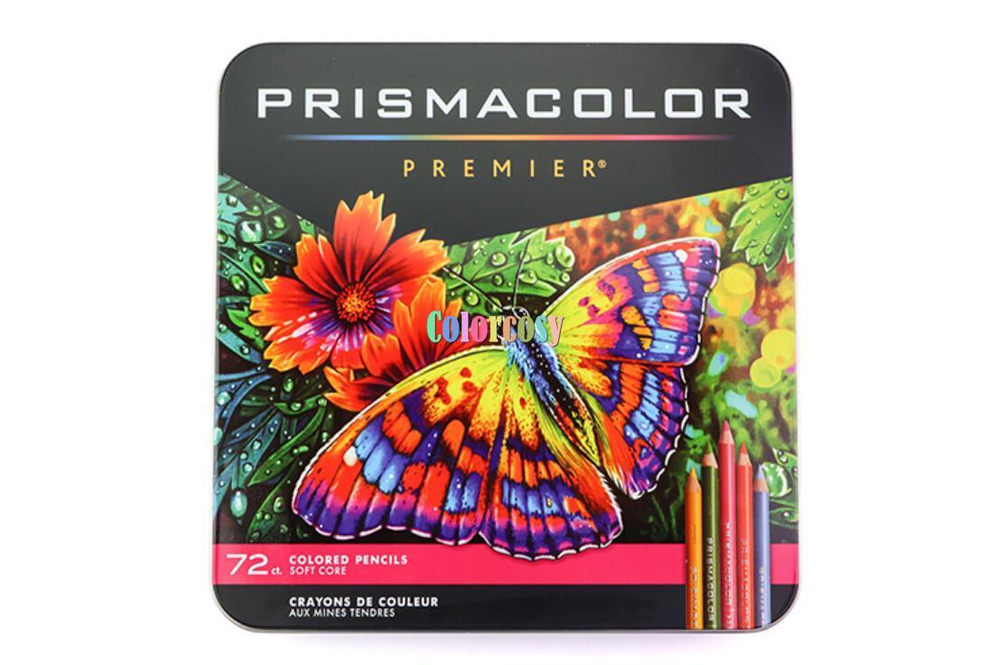 Prismacolor Pencil 150 132 Premier Soft Set Coloured Genuine Assorted Colors ,Perak Horse Oily Color Drawing Pencils Box