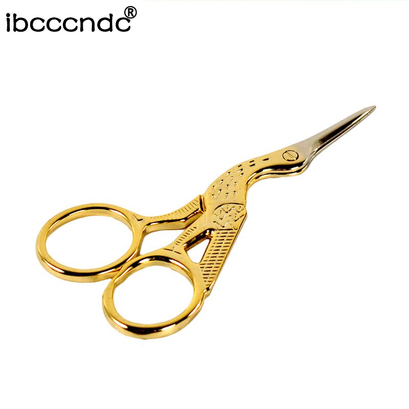1 pedaço Portátil Tesoura de Aço Inoxidável Mini Tesoura Sobrancelha Eye Brow Cortador Clipper Tesouras para Cabelo Ferramenta de Beleza