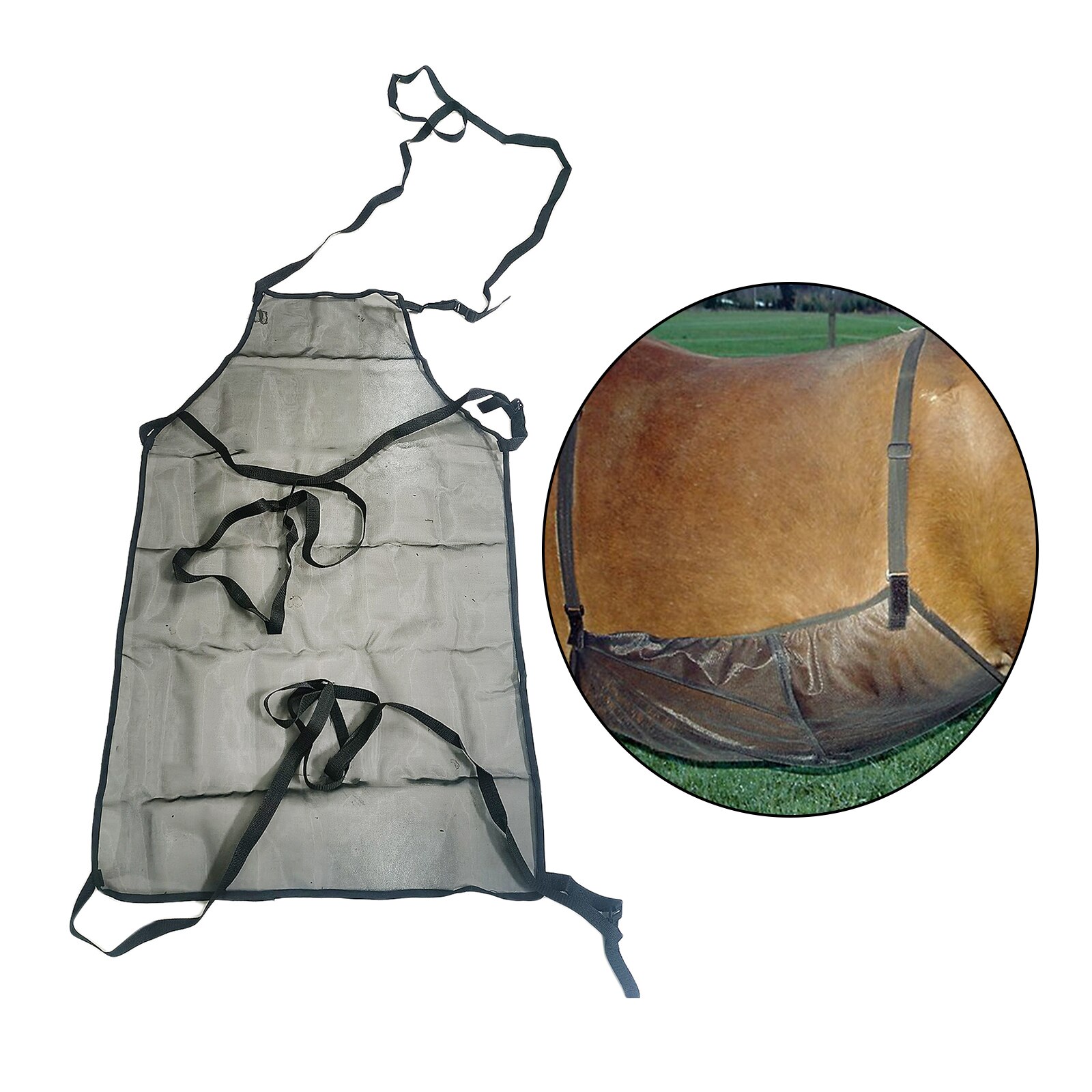 Drap cheval à mouches, protège-ventre, couverture de protection, confortable