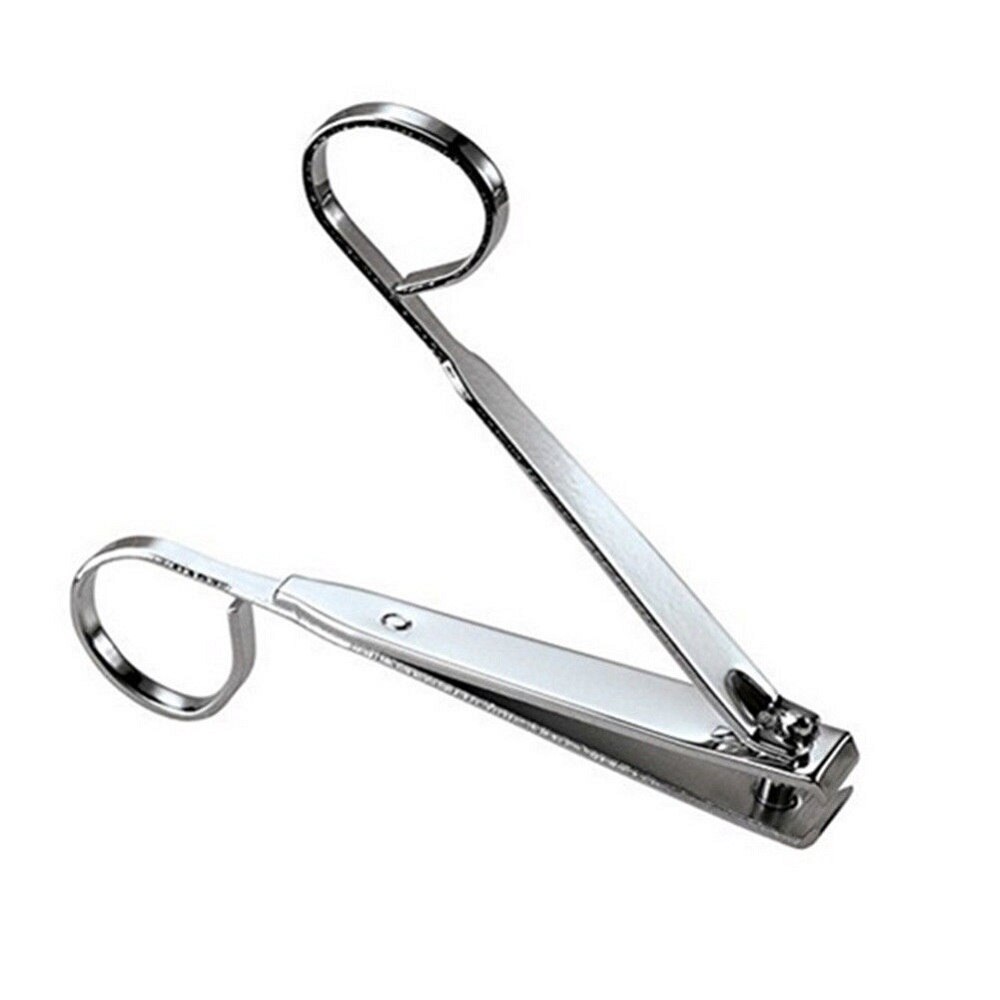 Vinger Toe Nail Clipper Cutter Straight &amp; Gebogen Rand Schaar Vingernagel Teennagel Cutter Nail Care Trimmer Manicure Tool: Straight L