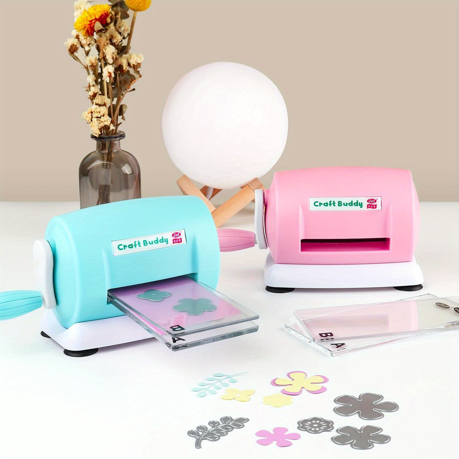 Portable DIY Manual Die-Cut Machine for Plastic Mold Cutting and Embossing, Perfect for Card Making and Scrapbooking