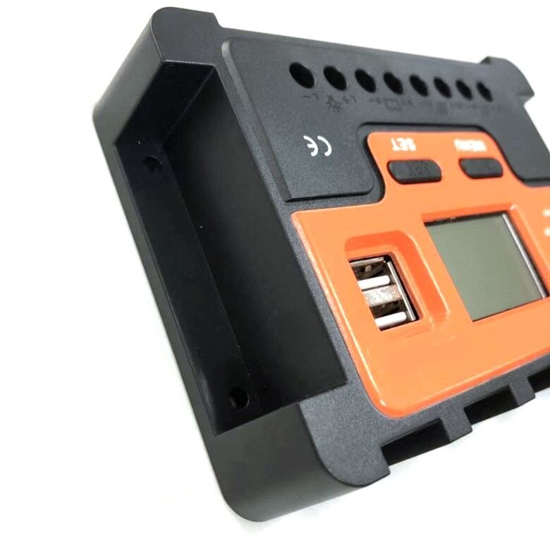 Factory direct orange solar charge controller 20a
