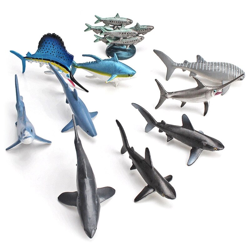 40JC Science Toys animali oceanici realistici per bambini/adulti allevia i rifornimenti di Stress giocattolo divertente in PVC con materiale pregiato