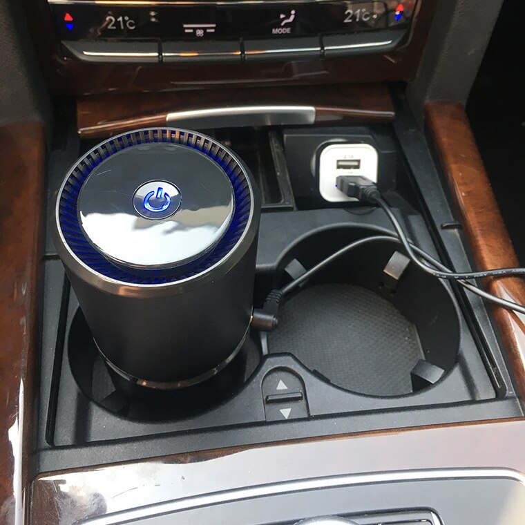 Mini Car Air Purifier Portable Negative Ion Purifiers USB Air Purifier Anion Air Cleaner Freshener for Car Home Office Use